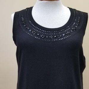3x Nine West Fine Gauge Black Sweater
